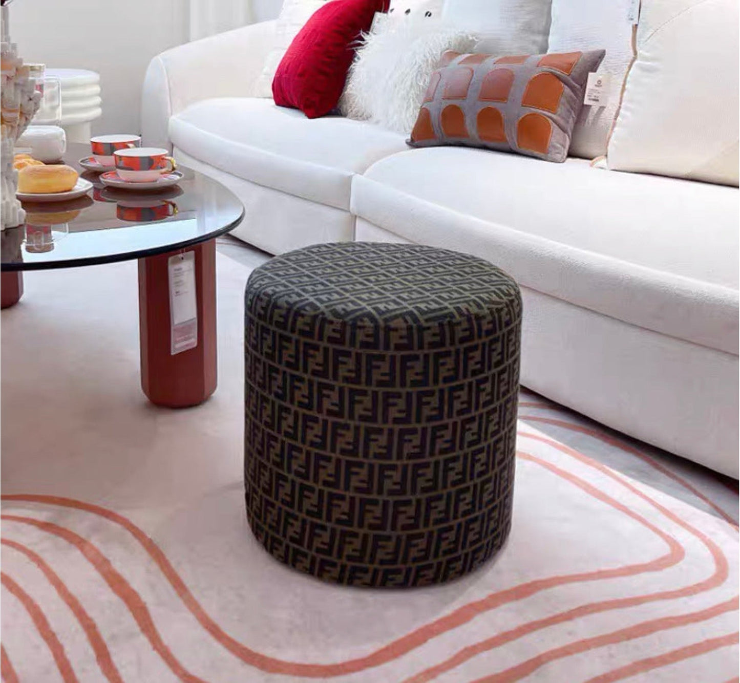FENDI OTTOMAN STOOL