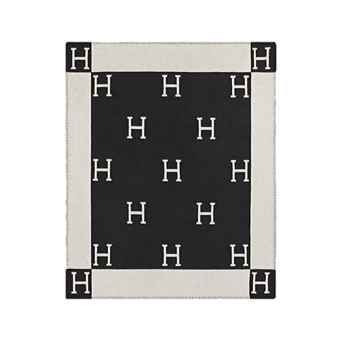 HERMES WOOL CLASSIC THROW BLANKET