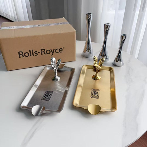 ROLLS ROYCE METAL ASHTRAY (RECTANGLE)