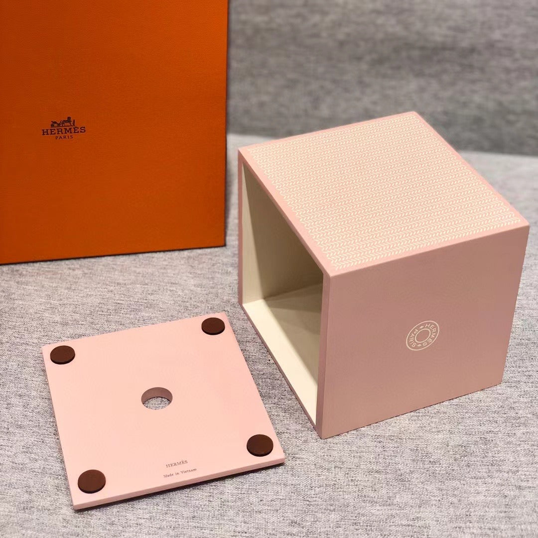 HERMES KBOX SQUARE TISSUE BOX