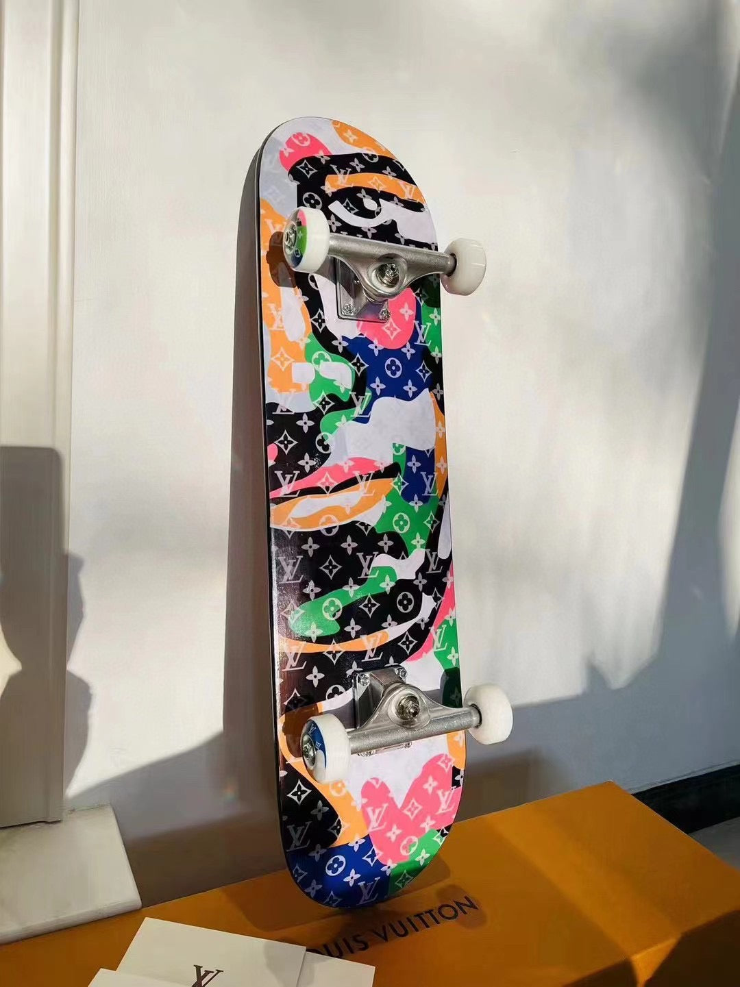 CUSTOM LV PORTRAIT SKATEBOARD