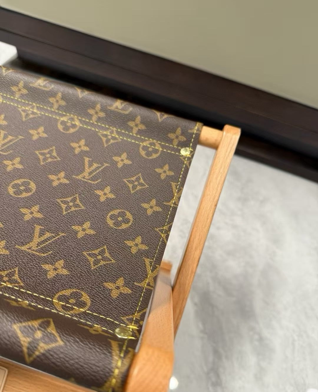 CUSTOM LV BARBECUE STOOL