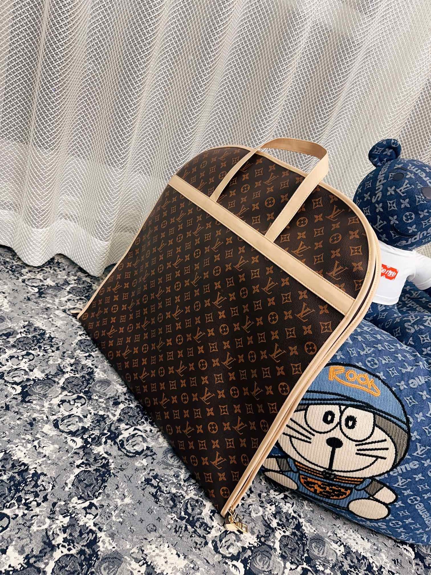CUSTOM LV GARMENT BAG