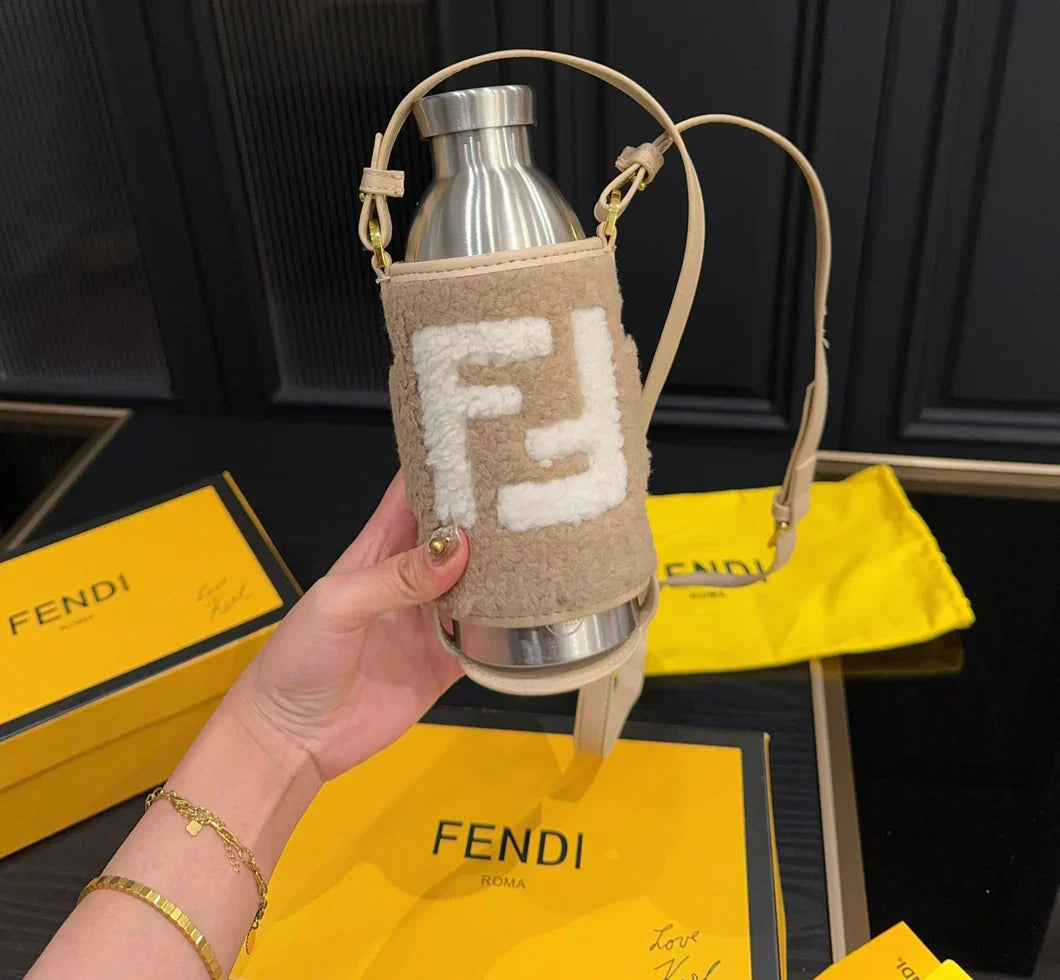 FENDI FURRY STEEL BOTTLES