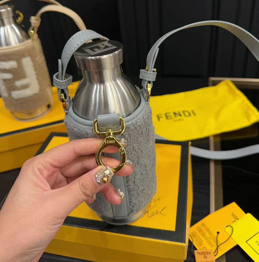 FENDI FURRY STEEL BOTTLES