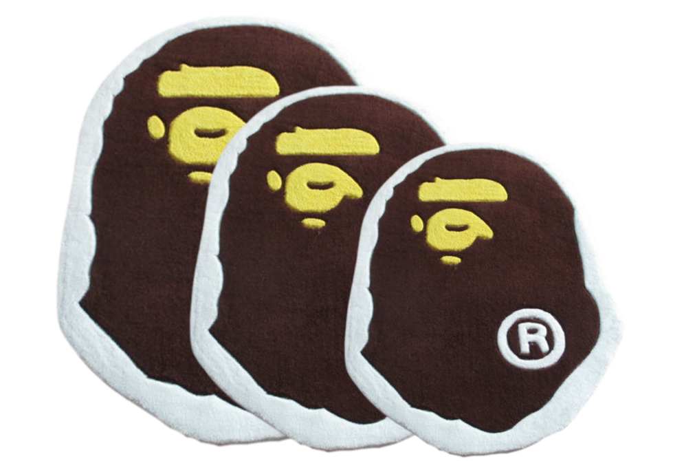BAPE APE HEAD RUG