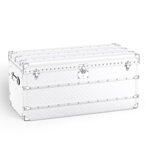 CUSTOM LV WHITE TRUNK