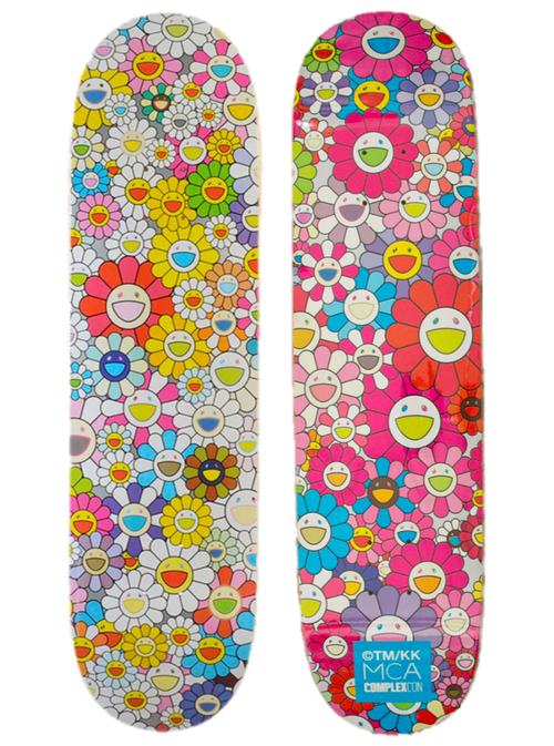 MURAKAMI FLOWER SKATEBOARD DECKS