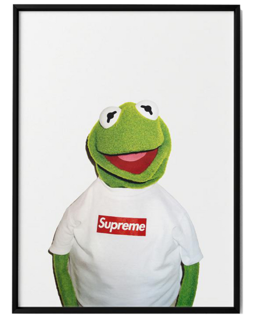 "KERMIT THE FROG" WALL FRAME