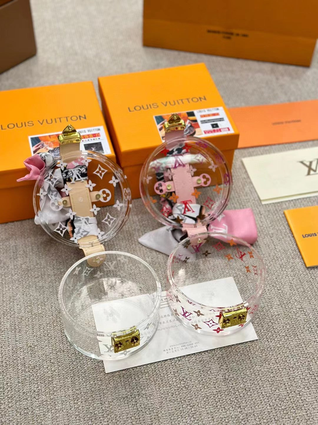 CUSTOM ROUND SCOTT BOX PINK