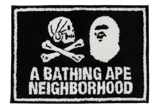 A BATHING APE NEIGHBORHOOD RUG