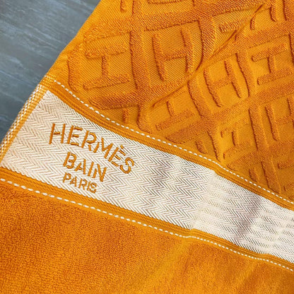 CUSTOM HERMES BEACH TOWEL