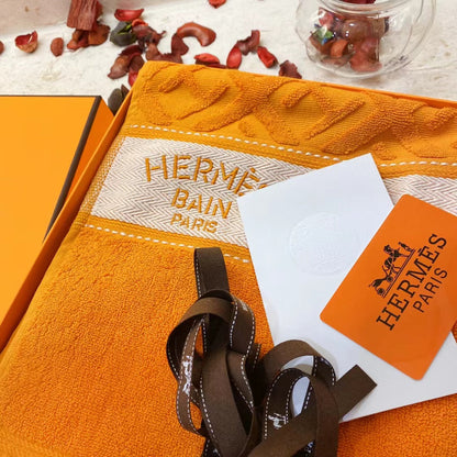 CUSTOM HERMES BEACH TOWEL