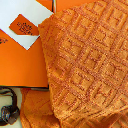 CUSTOM HERMES BEACH TOWEL