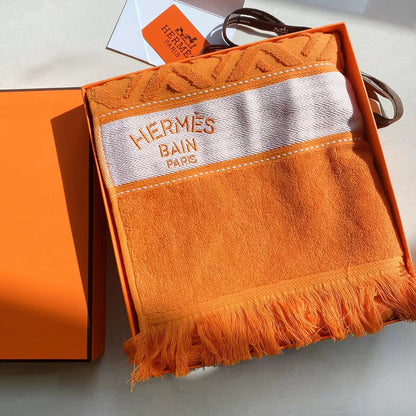 CUSTOM HERMES BEACH TOWEL