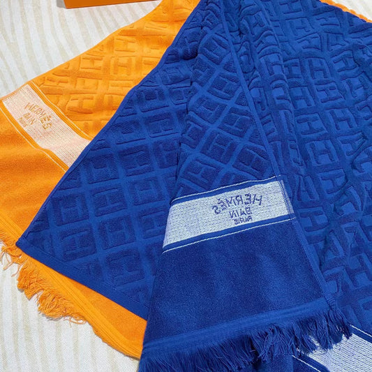 CUSTOM HERMES BEACH TOWEL