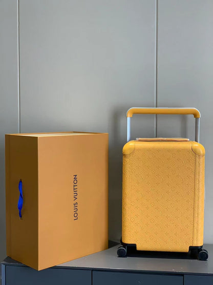 CUSTOM TAURILLON YELLOW 37L HORIZON 55 SUITCASE