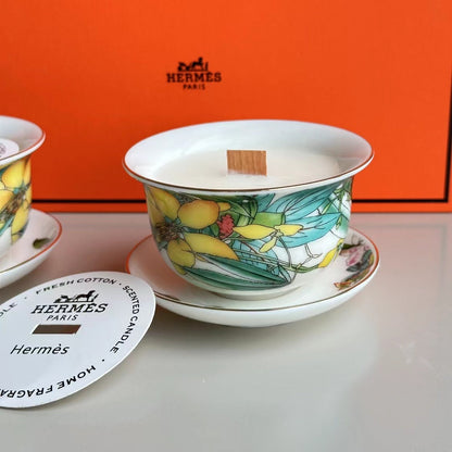 HERMES SCENTED CANDLES SET