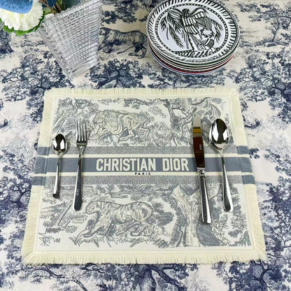 CHRISTIAN EATING PLACEMAT WITH CUTLERY SET