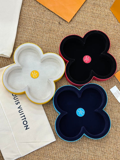 CUSTOM LV FLOWER TRINKET BOWL