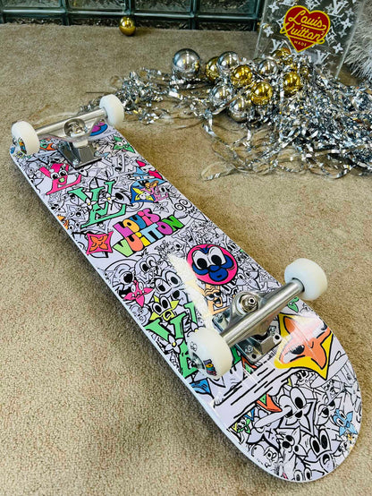 CUSTOM LV MNG COMICS SKATEBOARD