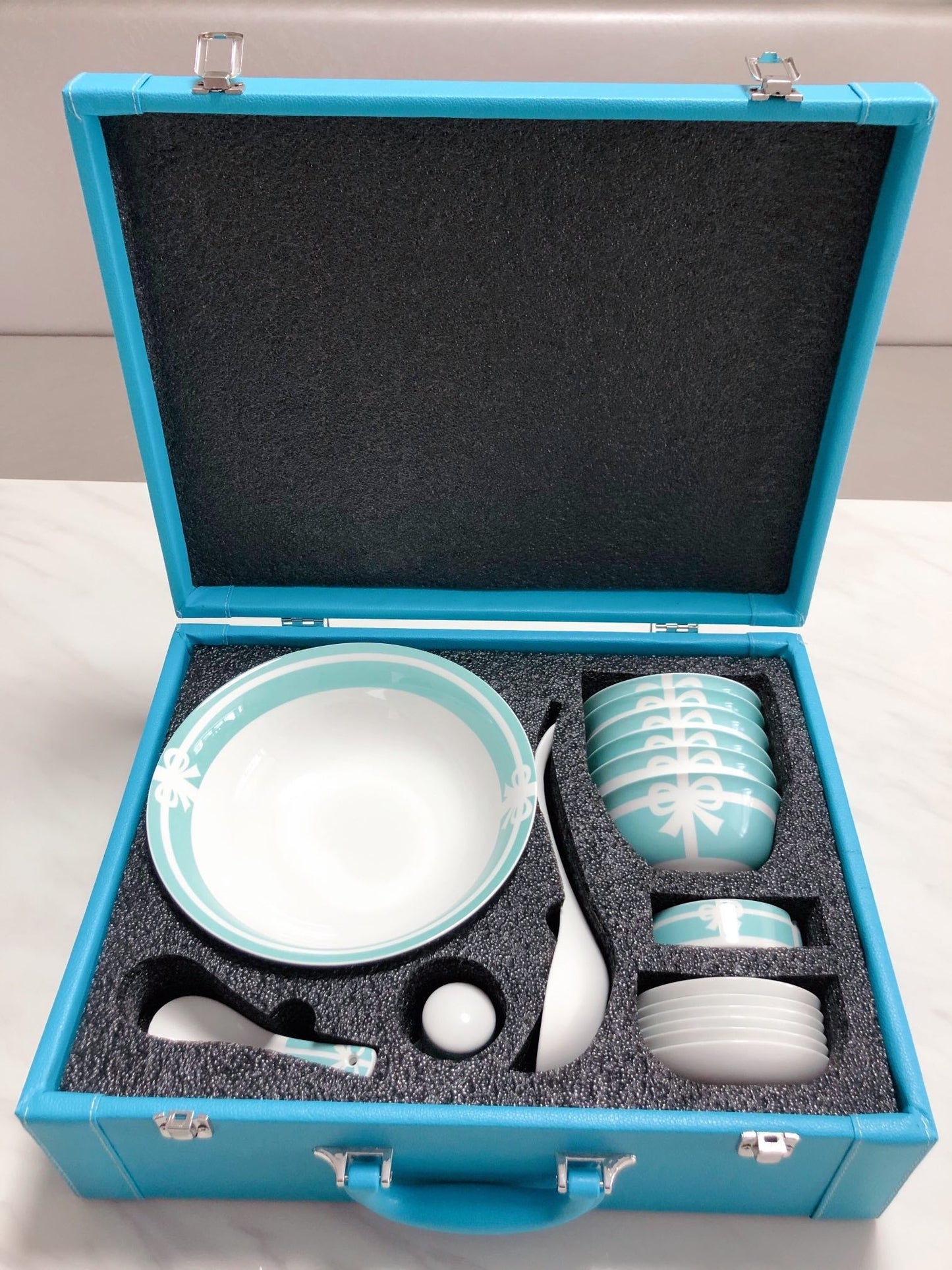 CUSTOM TIFFANY DINING TABLEWARE SET