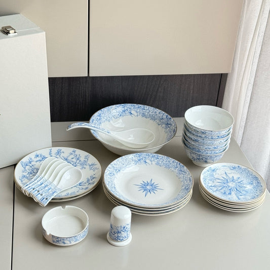 CUSTOM DIOR DINING TABLEWARE SET