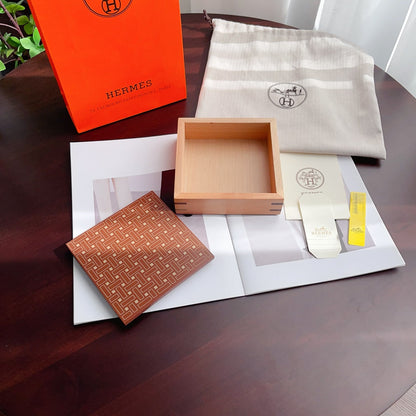 HERMES WOOD ACCESSORIES BOX