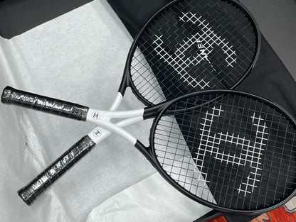 CHANEL TENNIS RACKETS WITH LEATHER CASE