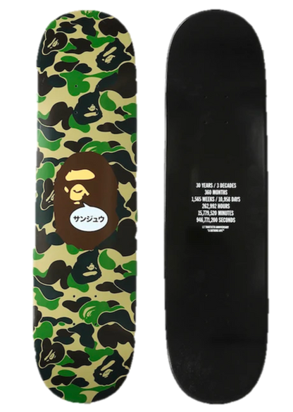 BAPE 30TH ANNIVERSARY SKATEBOARD DECK