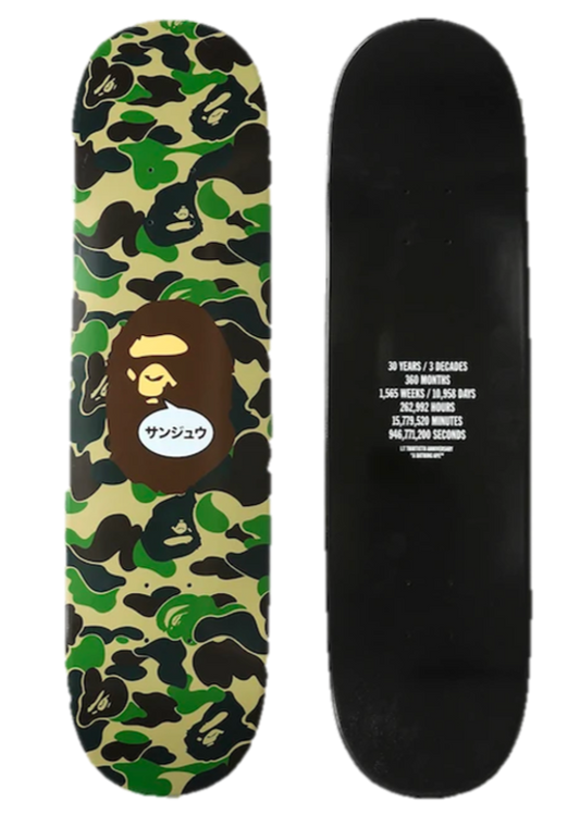 BAPE 30TH ANNIVERSARY SKATEBOARD DECK