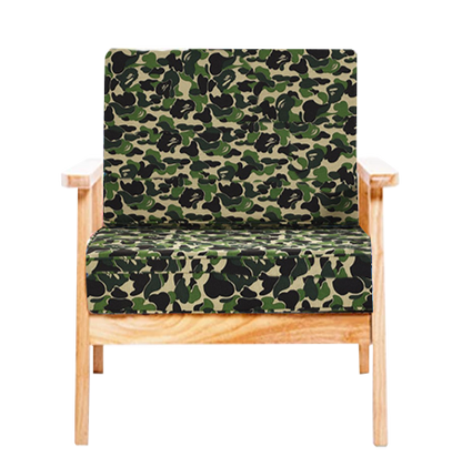 BAPE SINGLE-SEATER WOODEN CHAIR