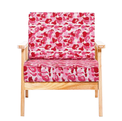 BAPE SINGLE-SEATER WOODEN CHAIR