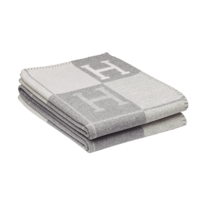 HERMES WOOL STRIPE THROW BLANKET