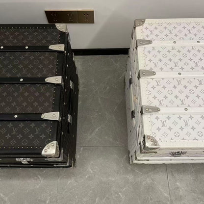 CUSTOM LV WHITE TRUNK