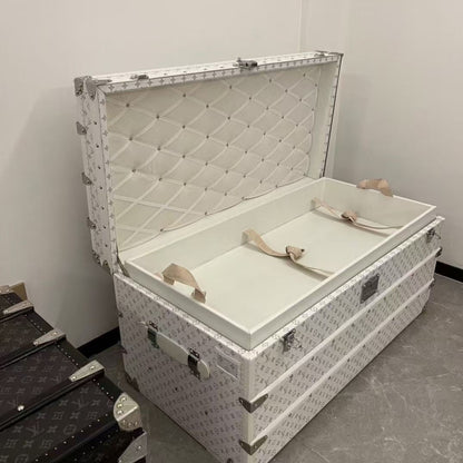 CUSTOM LV WHITE TRUNK