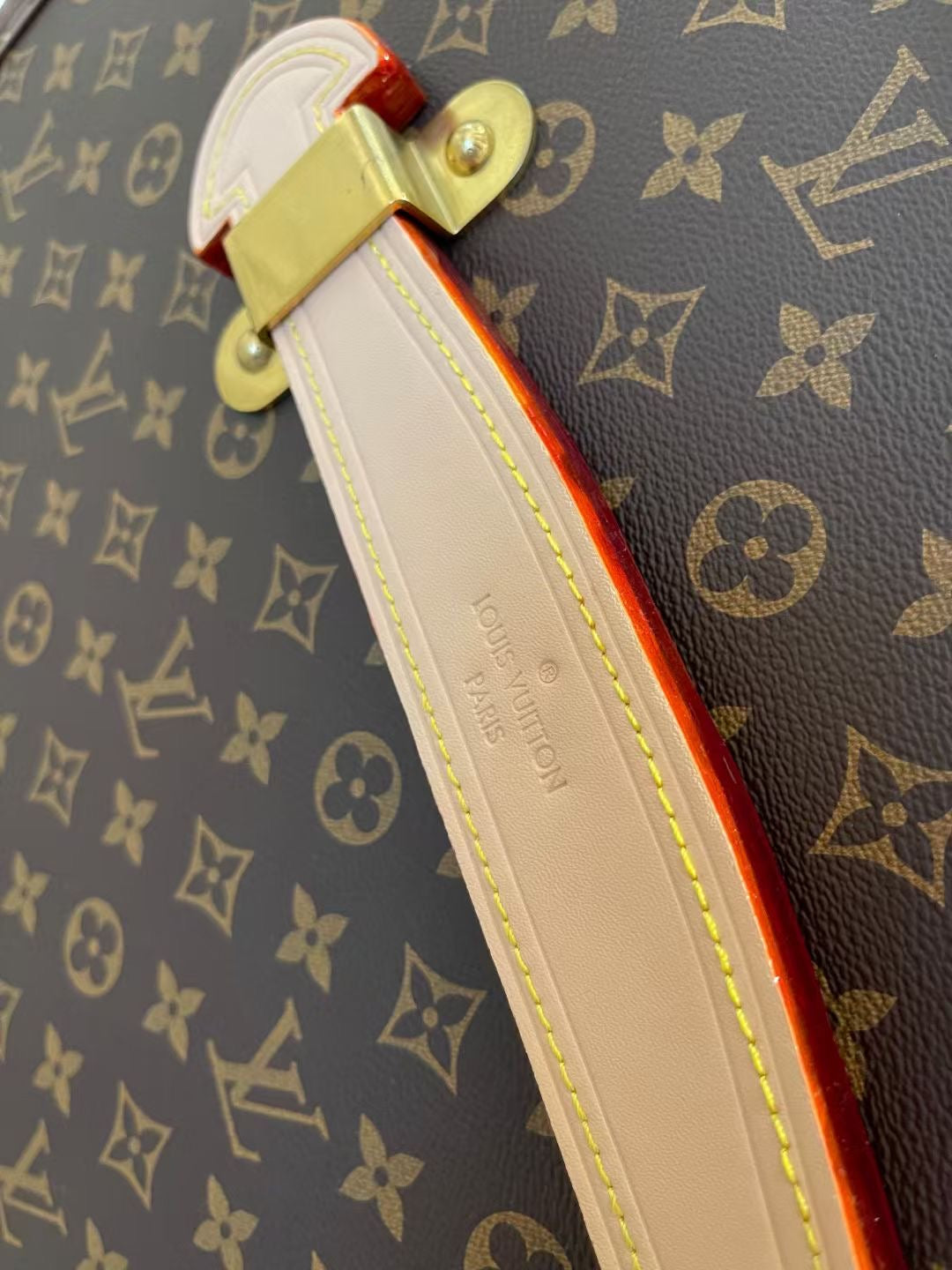 CUSTOM LV BROWN TRUNK