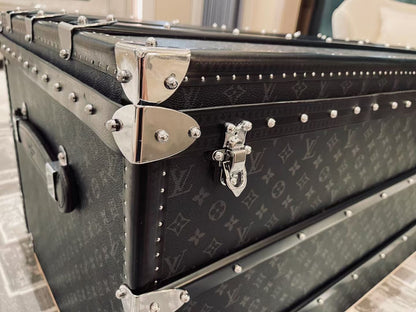 CUSTOM LV BLACK TRUNK