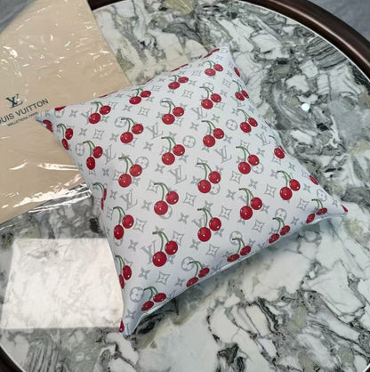 LV CHERRY PILLOW (WHITE)