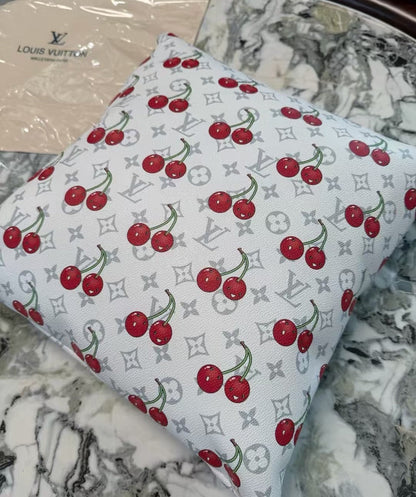 LV CHERRY PILLOW (WHITE)