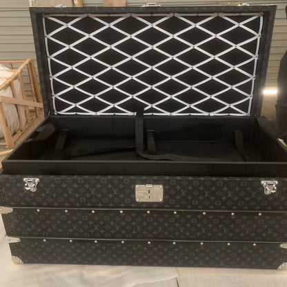 CUSTOM LV BLACK TRUNK