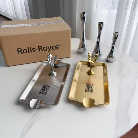 ROLLS ROYCE METAL ASHTRAY (RECTANGLE)