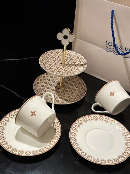 CUSTOM LV HIGH TEA SET