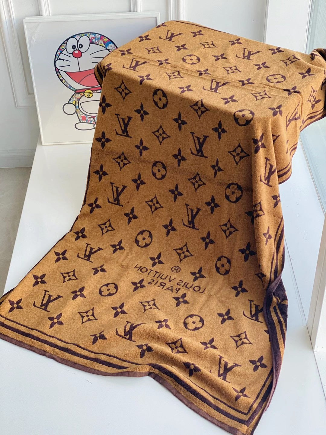 CUSTOM LV BEACH TOWEL