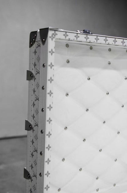 CUSTOM LV WHITE TRUNK