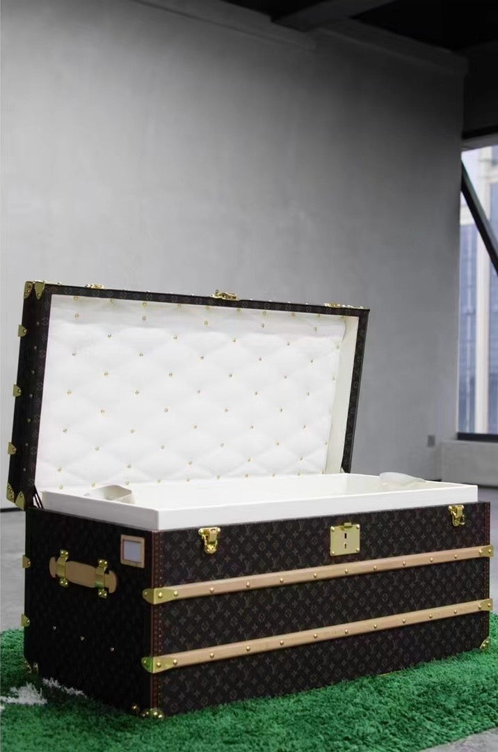 CUSTOM LV BROWN TRUNK