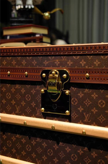 CUSTOM LV BROWN TRUNK