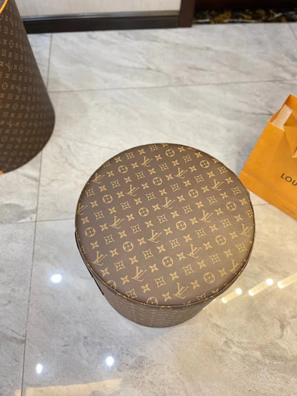 CUSTOM LV NIGO OTTOMAN STOOL
