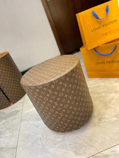 CUSTOM LV NIGO OTTOMAN STOOL