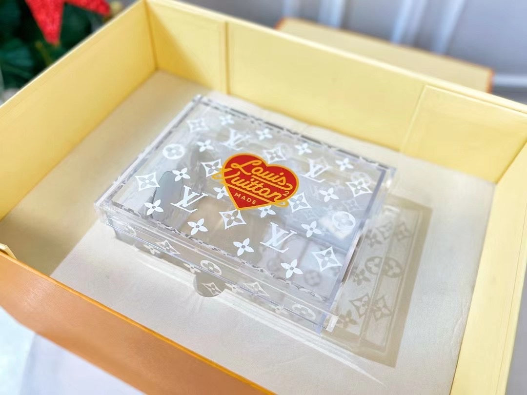 CUSTOM LV NIGO TRANSPARENT BOX